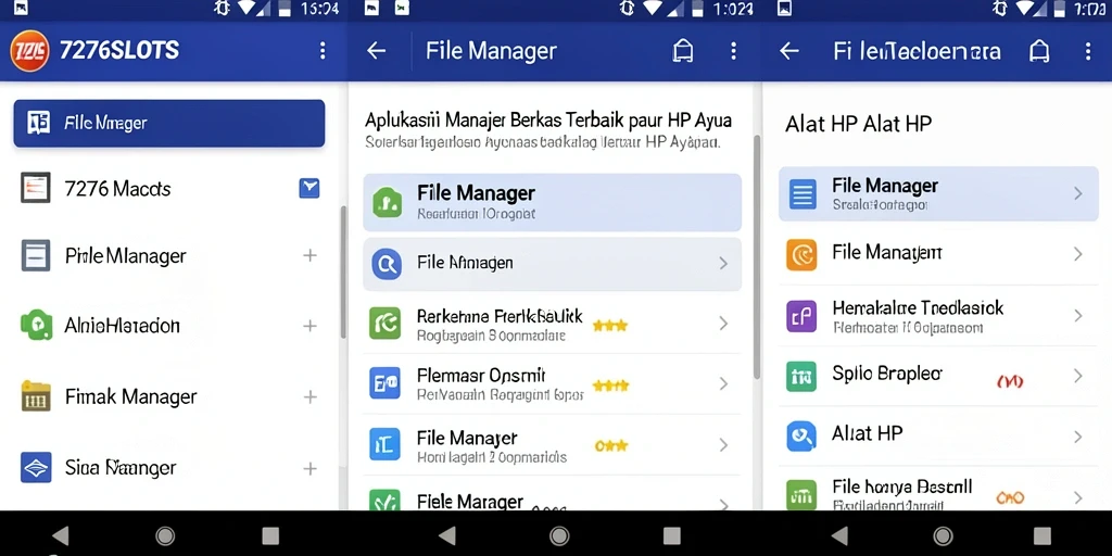 Tampilan antarmuka 7276SLOTS yang memudahkan pengelolaan file.