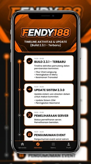 Tampilan riwayat versi fendy188